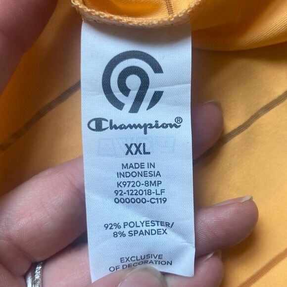 C9 by Champion Ruffle Crisscross Strap Workout Tank - Picture 7 of 10